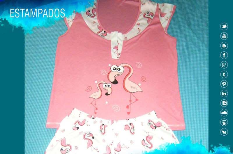 Pijamas estampadas personalizadas