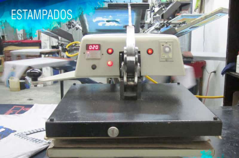 Termofijadora para fijar tintas de estampado